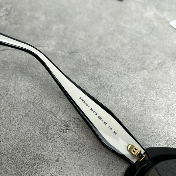 ?Prada Black and White Sunglasses
